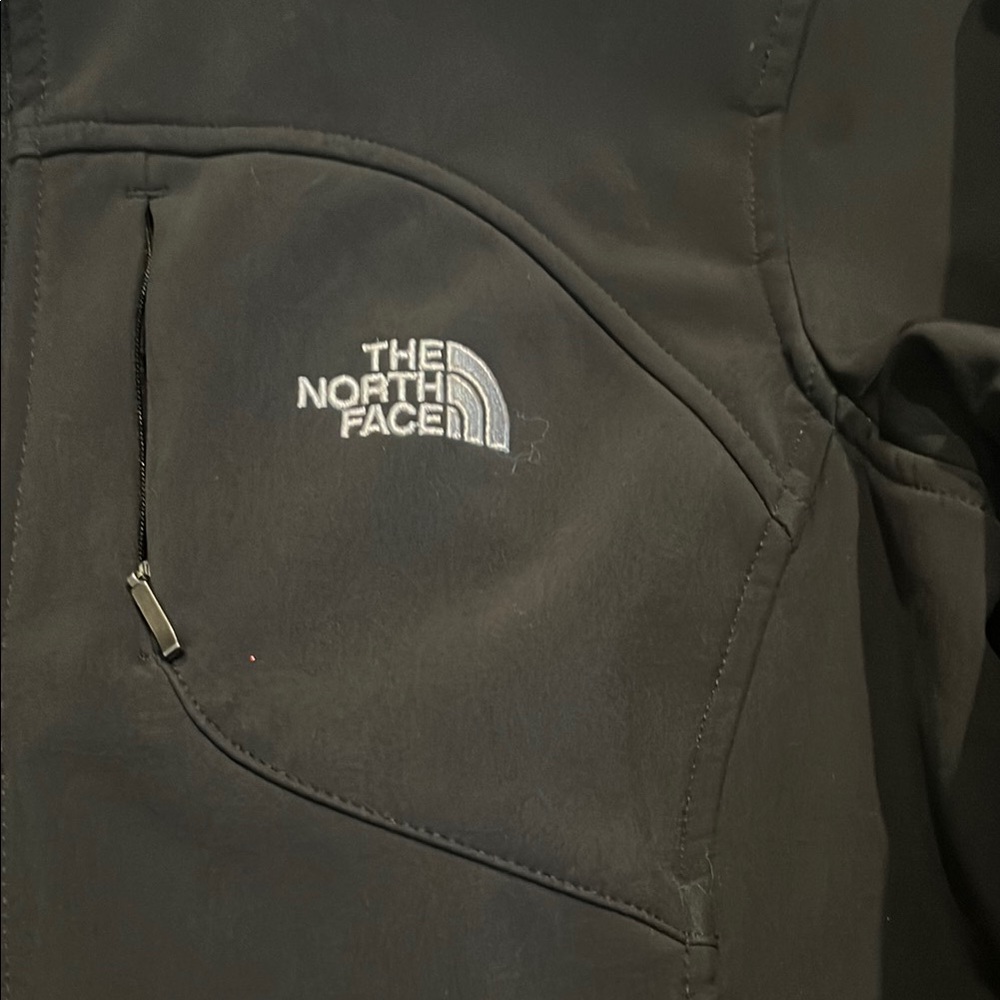 The North Face Black Performance Jacket with Fleece Material - Picture 2 of 5